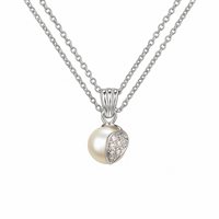 Collar Idee Preziose dal 1987 Mujer in Oro blanco Perla IP.CK18B/24P